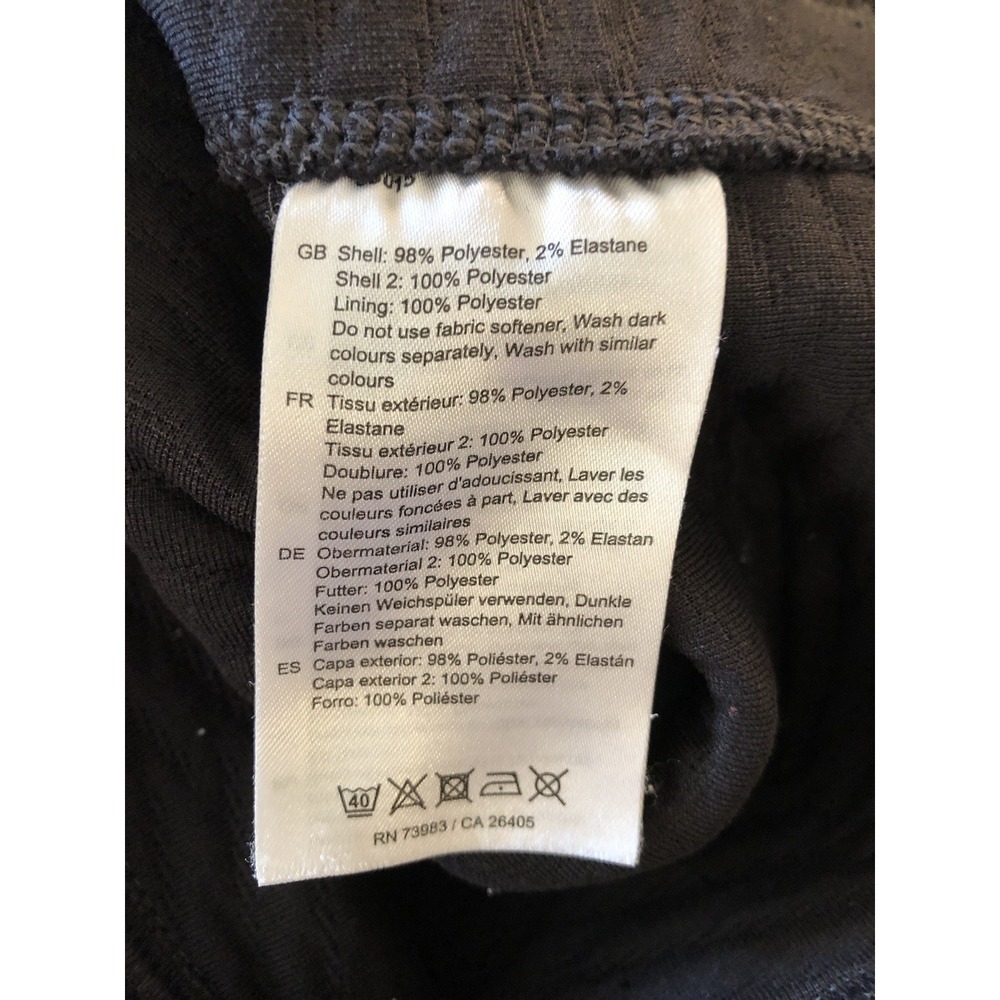 Helly Hansen Coat Mens 2XL Black Fleece 1/4 Zip Pullover Performance Stretch - Picture 6 of 7